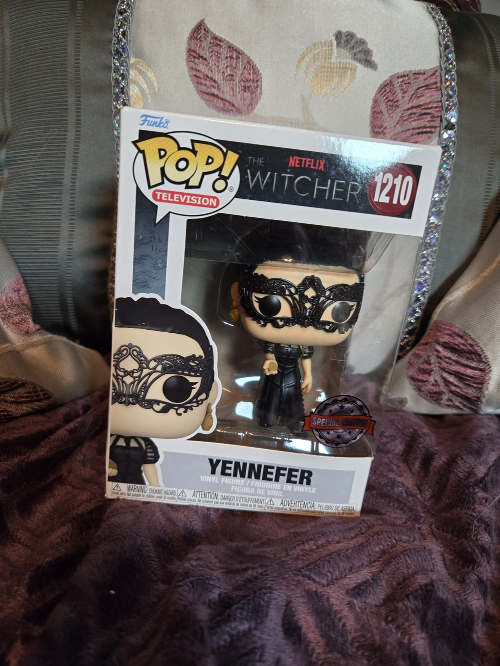 Funko POP! The Witcher Yennefer Black Masked Figure - NWT